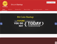 Tablet Screenshot of bitcoinstartup.net